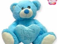 Baby Boy Blue Teddy – Local Delivery Only
