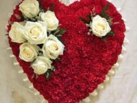 Carnation Based Heart – HEA46