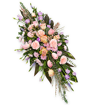 Pink & Lilac Casket Spray – TR13DESSF01