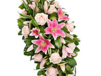 Rose & Lily Casket Spray – TR13DESSF02