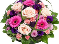 Funeral Pink & Purple Posy – TR13PSYSF01