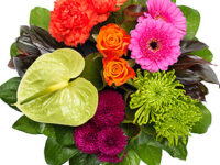 Funeral Vibrant Textured Posy – TR13PSYVB01