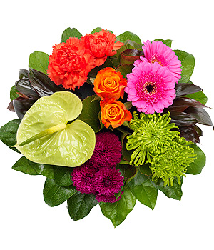 Funeral Vibrant Textured Posy – TR13PSYVB01