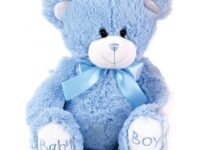 Baby Boy Blue Teddy – Local Delivery Only