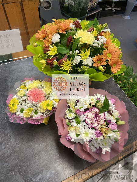 Cellophane Posies – Florist Choice Colours - Image 6