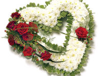 Based Open Foliage Edge Heart - HEA1009