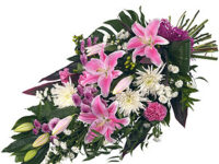 Pink & White Tied Sheaf - SHEPINK