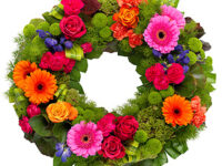 Vibrant Grouped Wreath - TR13WREVB01