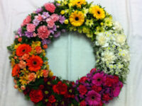 Rainbow Wreath - WRE7