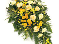 Yellow & Cream Single Ended Spray - SES1006