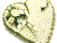 Based Floral Heart - HEA1018