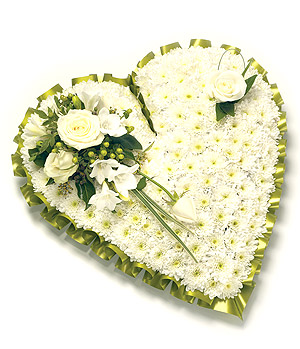 Based Floral Heart - HEA1018