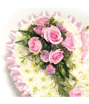 Based Floral Heart - HEA1018 - Image 4