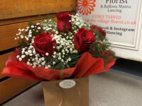 6 Red Rose Gift Bag